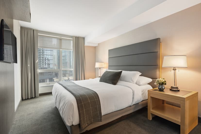 Luxury hotel suite representing premium hospitality service